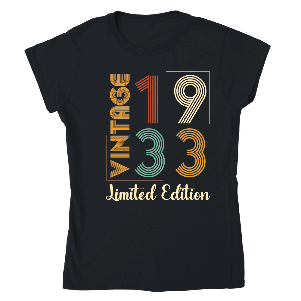 Vintage 1933 Limited Edition Birthday