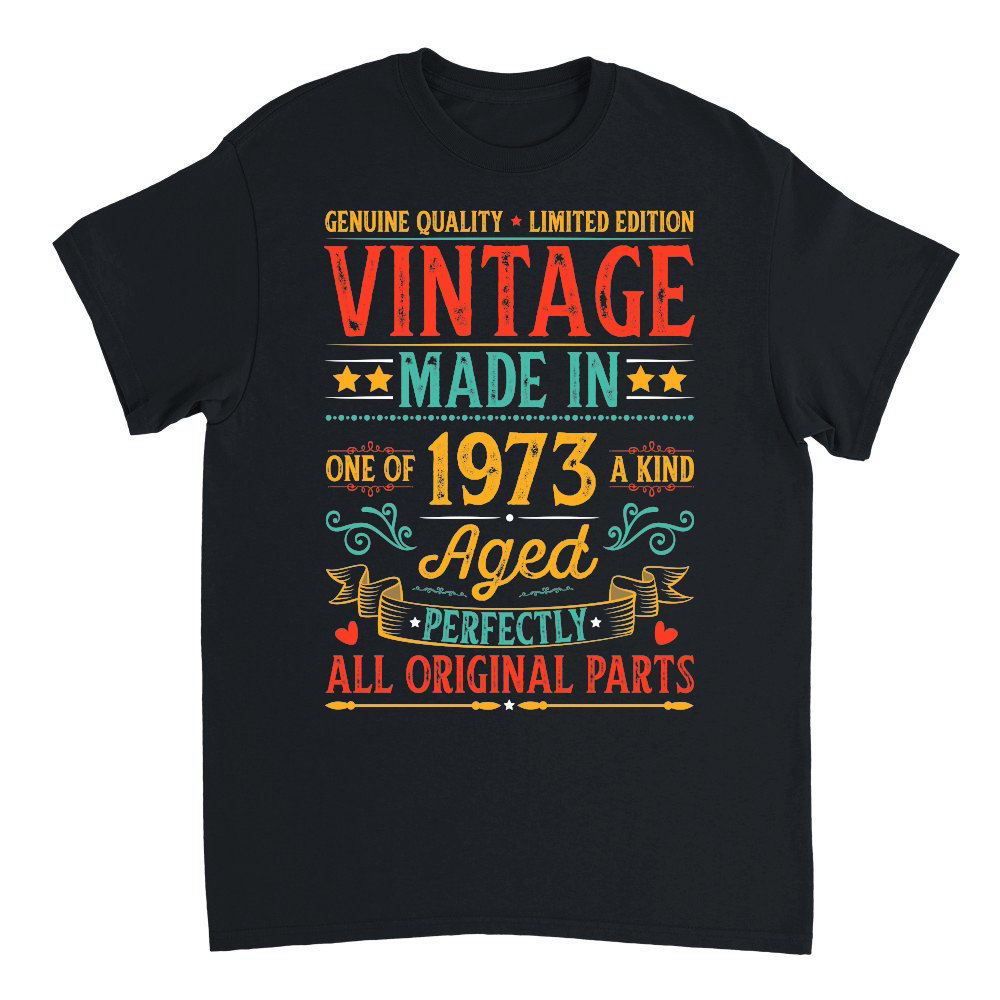 Vintage Made In 1973 Birthday