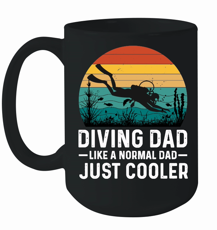 Diving Dad Like a Normal Dad Just Cooler