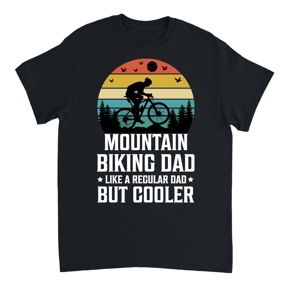 Mountain Biking Dad Like a Regular Dad But Cooler