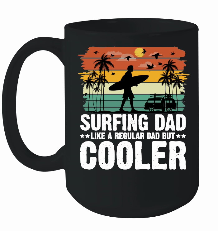 Surfing Dad Like A Regular Dad But Cooler