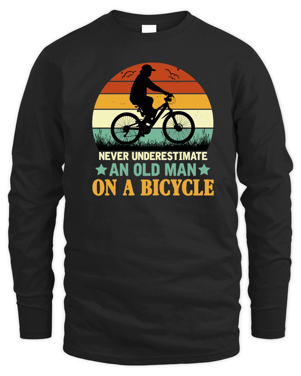 Never Underestimate An Old Man On A Bicycle