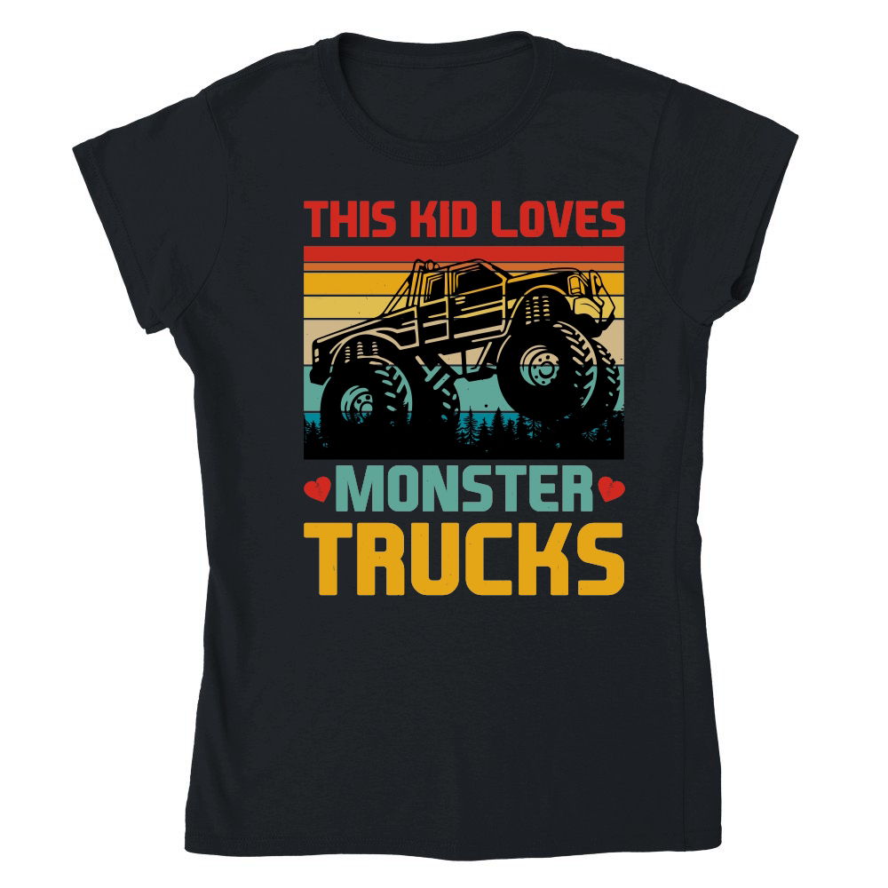 This Kid Loves Monster Trucks