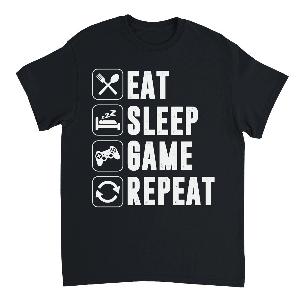 Eat Sleep Game Repeat Gaming Gamer