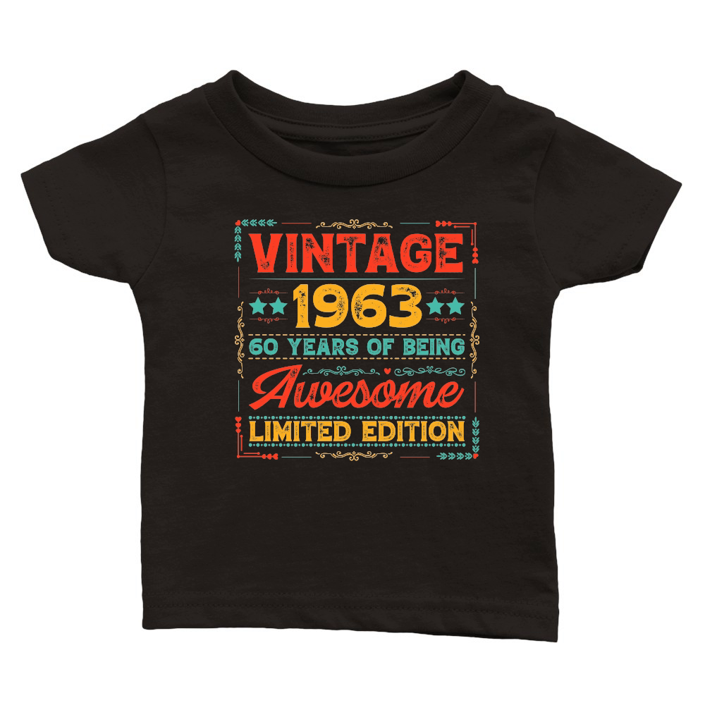 Vintage 1963 Being Awesome Limited Edition Birthday