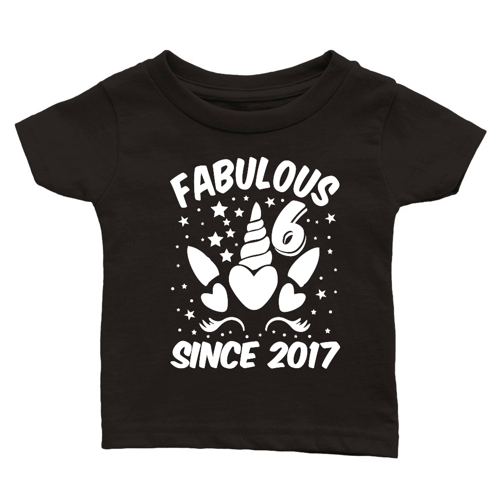 Fabulous 6 Since 2017 Unicorn Birthday