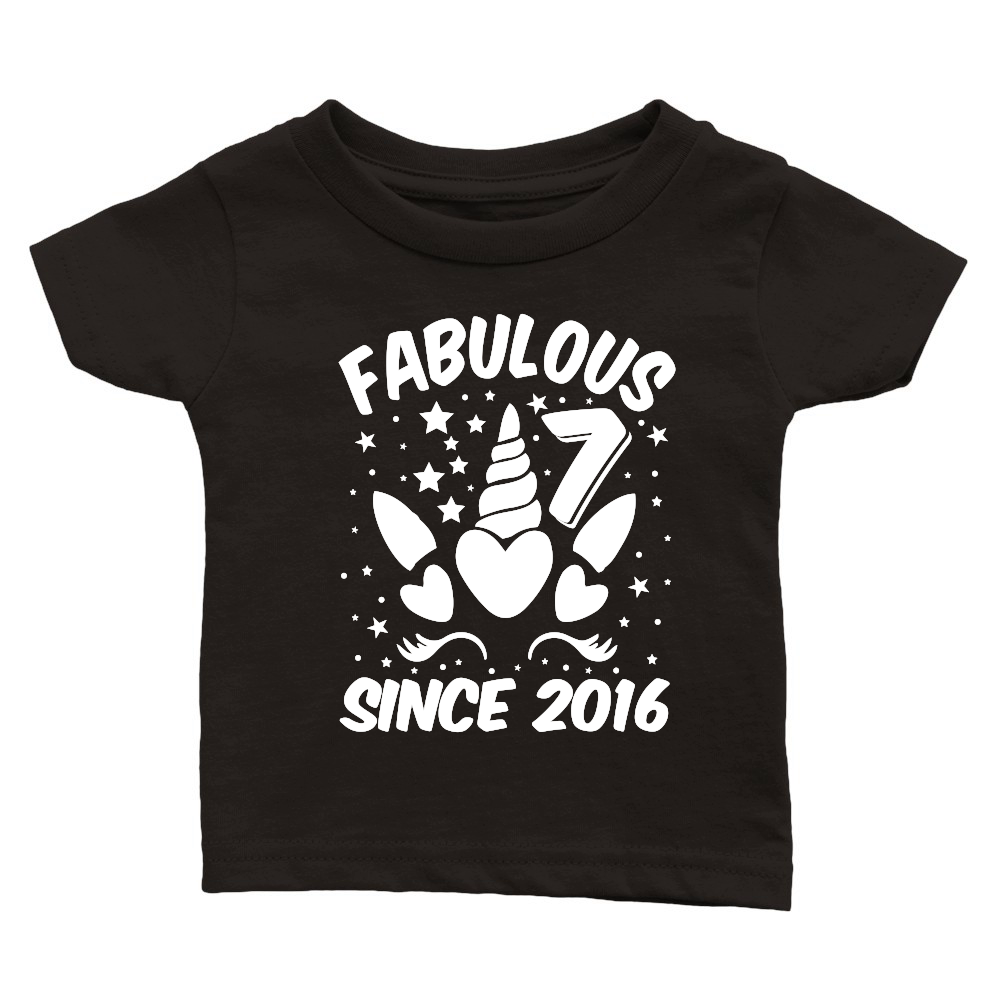 Fabulous 7 Since 2016 Unicorn Birthday