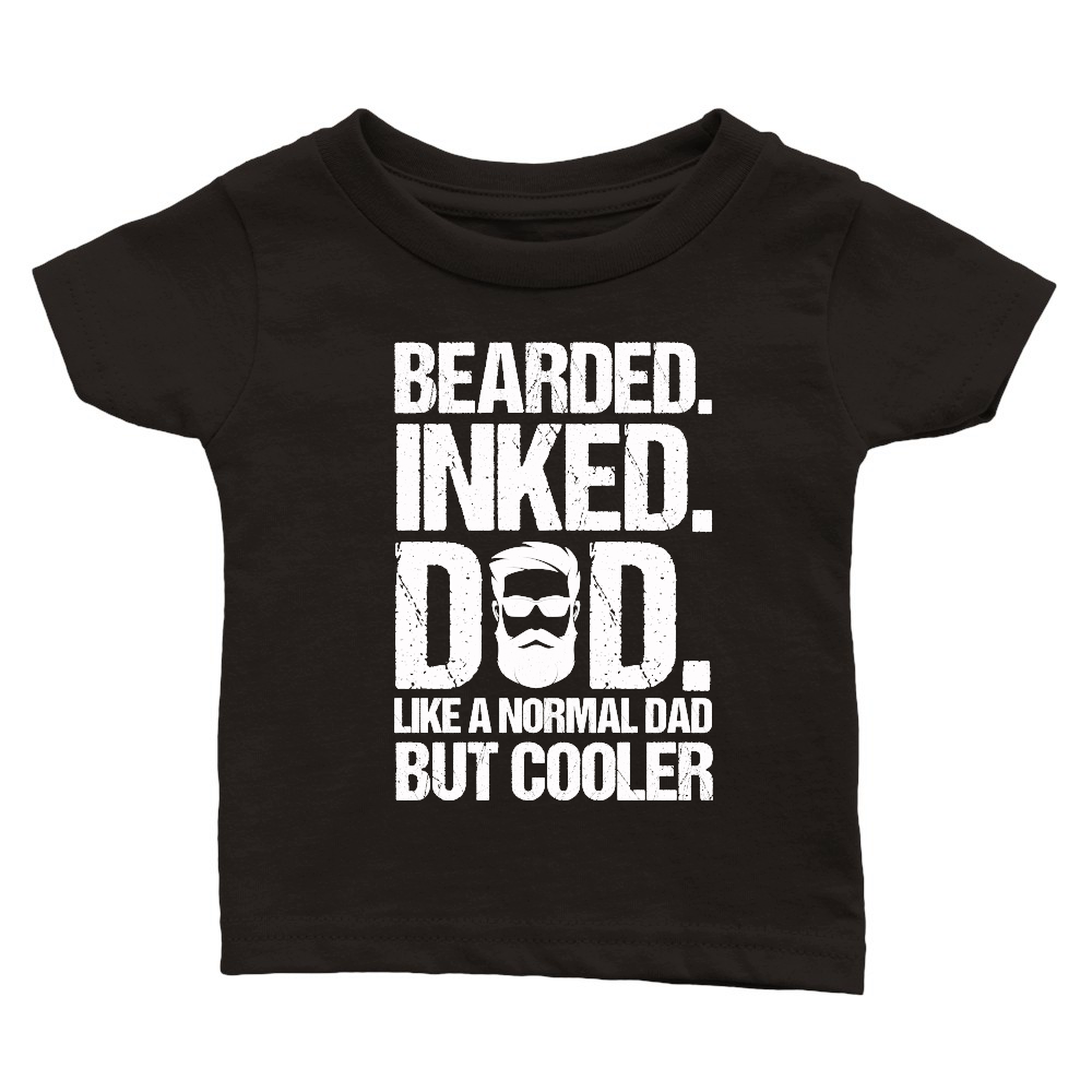 Bearded Inked Dad Like A Normal Dad But Cooler