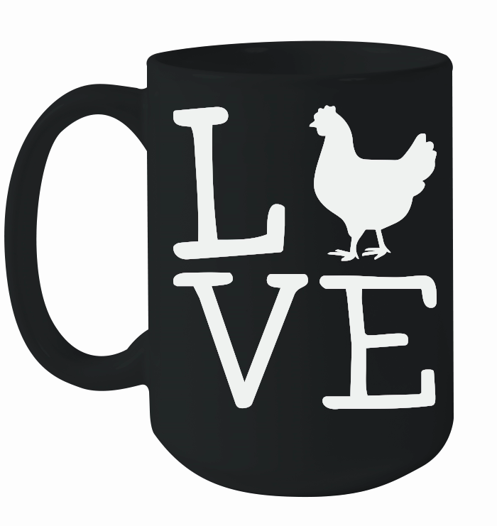 I Love Chickens T Shirt Funny Chicken Lover