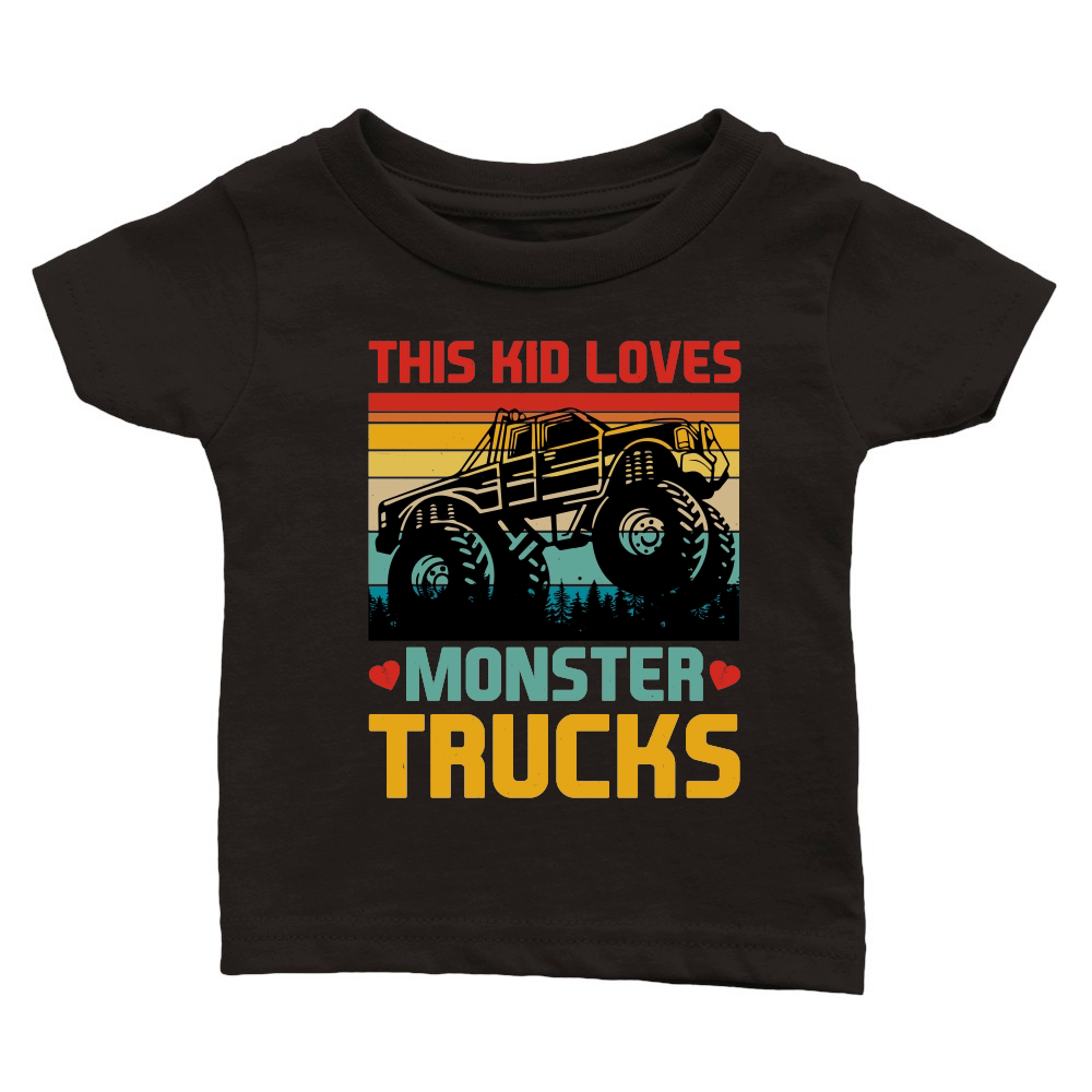 This Kid Loves Monster Trucks