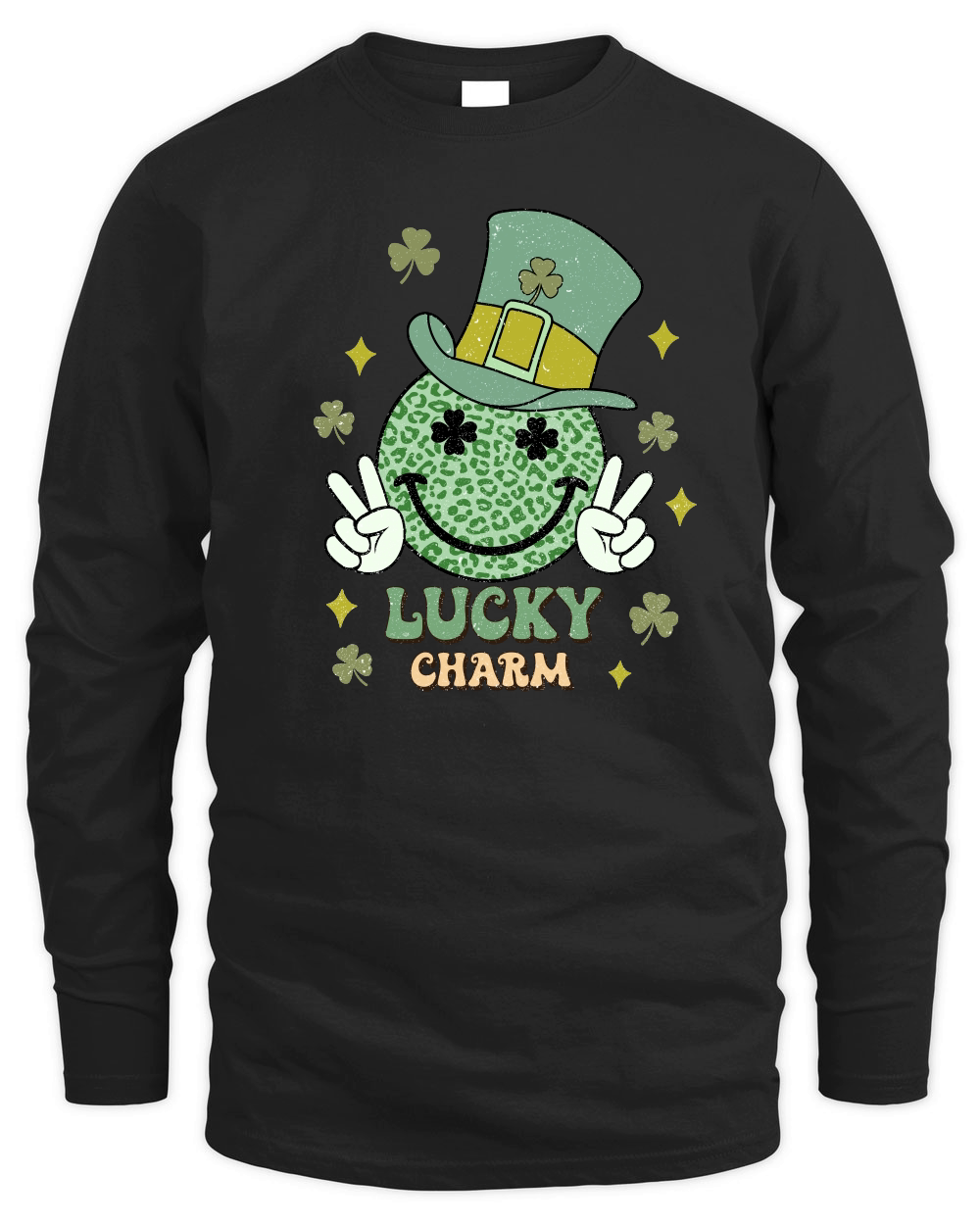 Retro St Patrick's Day lucky charm