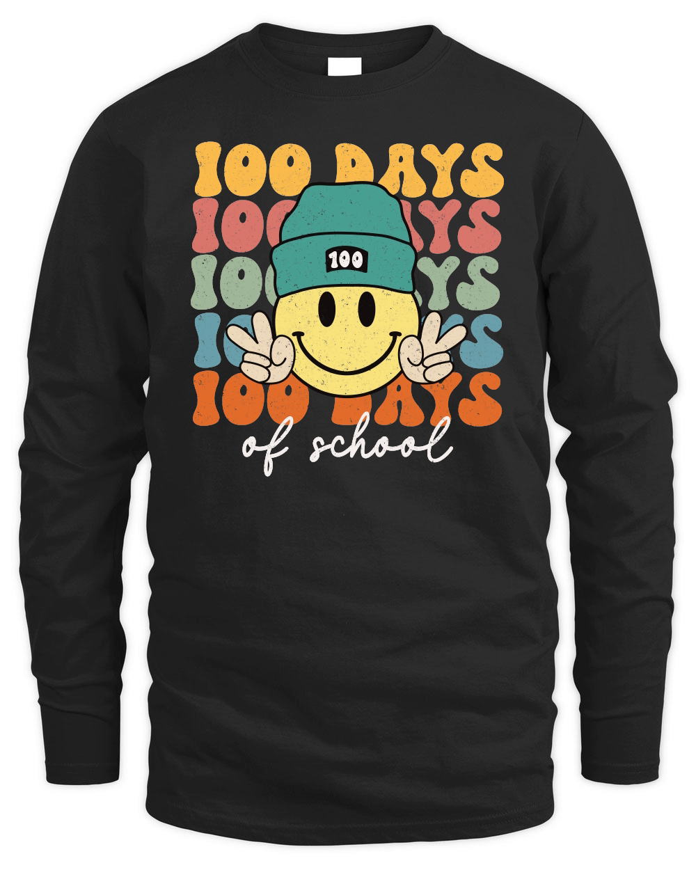 Retro 100 Days of School 100th Day