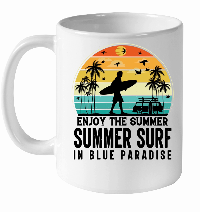 Enjoy The Summer Summer Surf In Blue Paradise