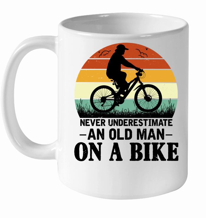 Never Underestimate an Old Man On a Bike