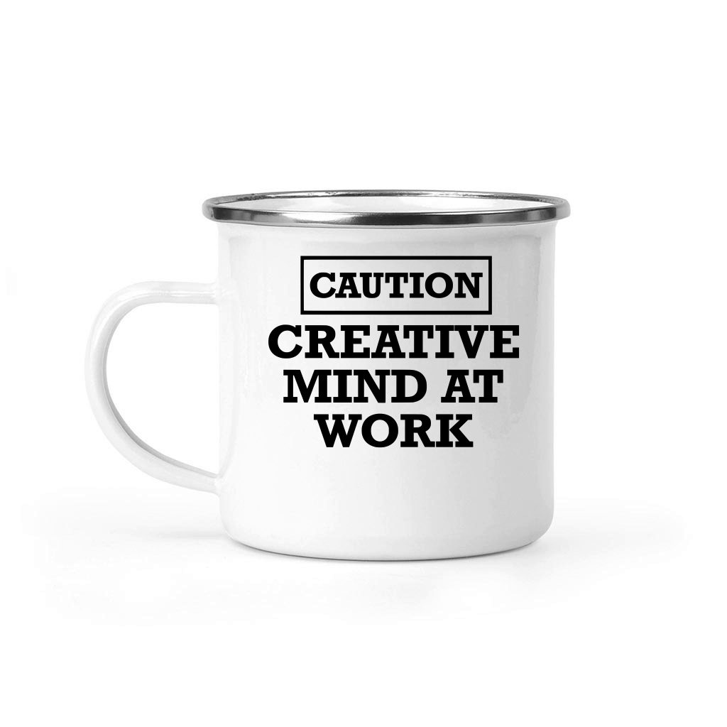 Caution creative mind at work