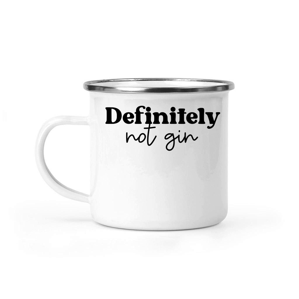 Definitely not gin