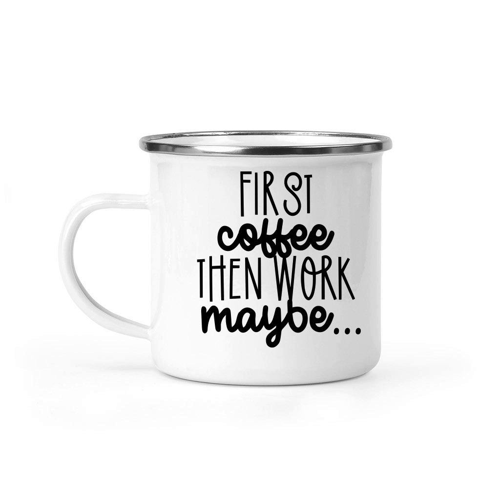 First coffee then work maybe ...