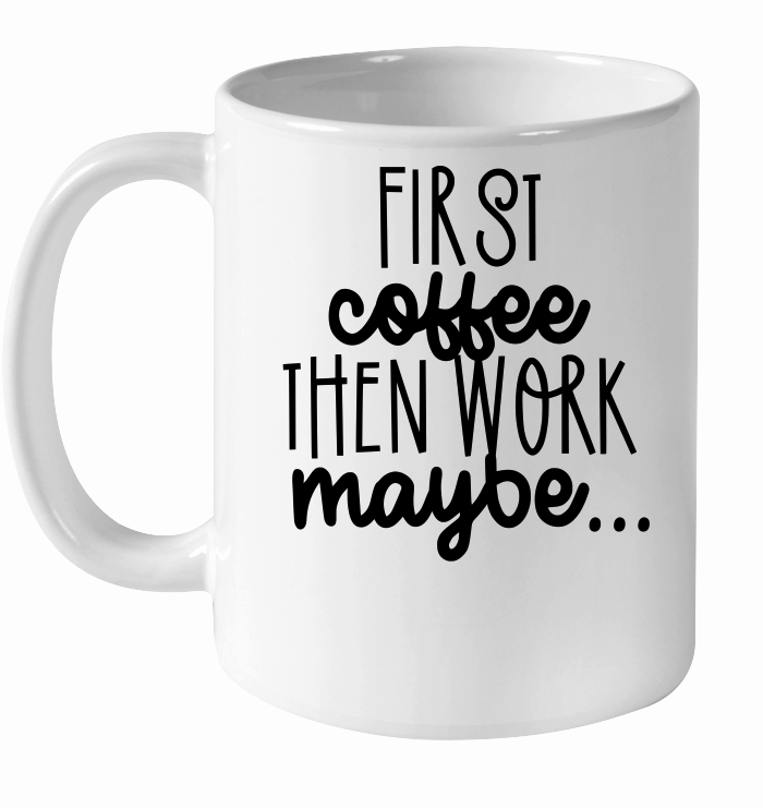 First coffee then work maybe ...