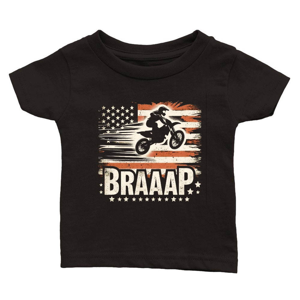 Braap Motocross Flag american Dirtbike