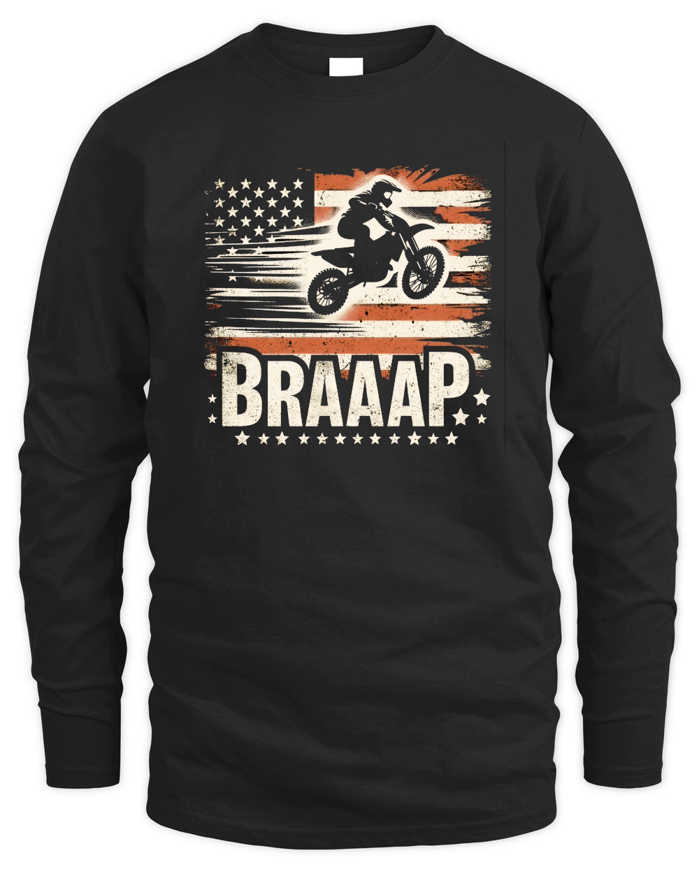 Braap Motocross Flag american Dirtbike