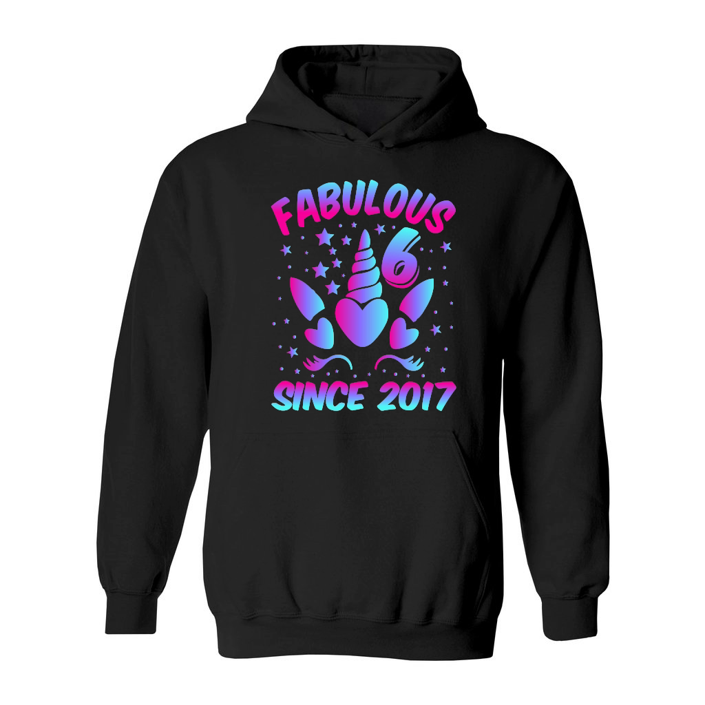 Fabulous 6 Since 2017 Unicorn Birthday