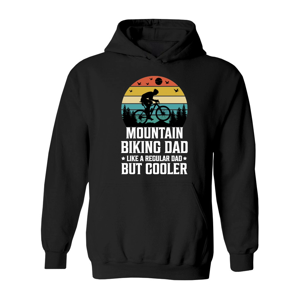 Mountain Biking Dad Like a Regular Dad But Cooler