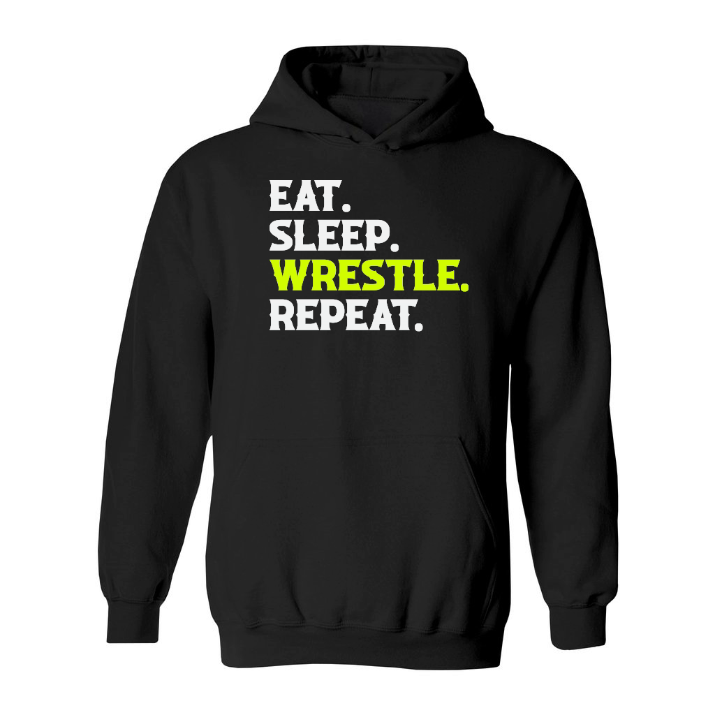 Eat Sleep Wrestle Repeat Shirt Wrestling