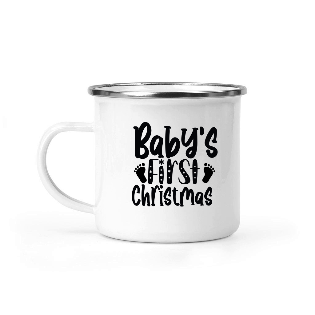 Babys First Christmas SVG Design