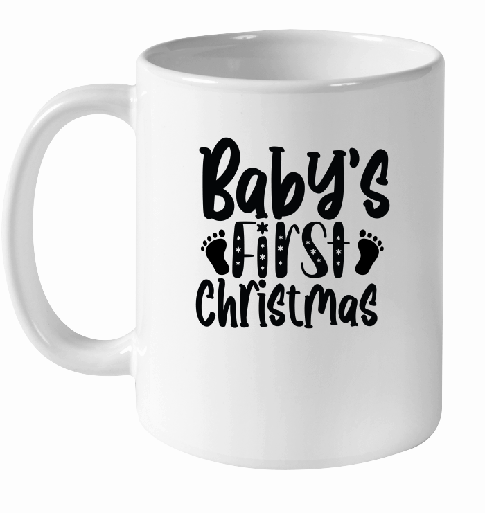 Babys First Christmas SVG Design