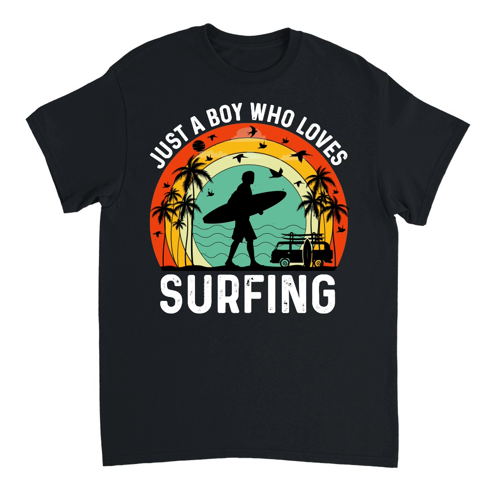 Just a Boy Who Loves Surfing