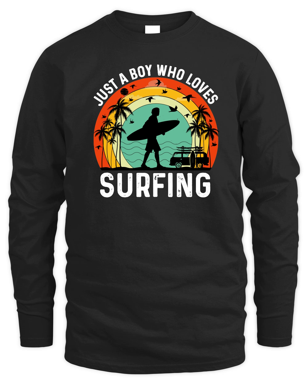 Just a Boy Who Loves Surfing