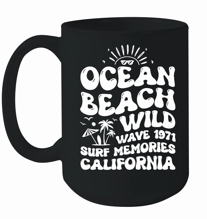 Ocean Beach Wild Wave 1971 Surf Memories California