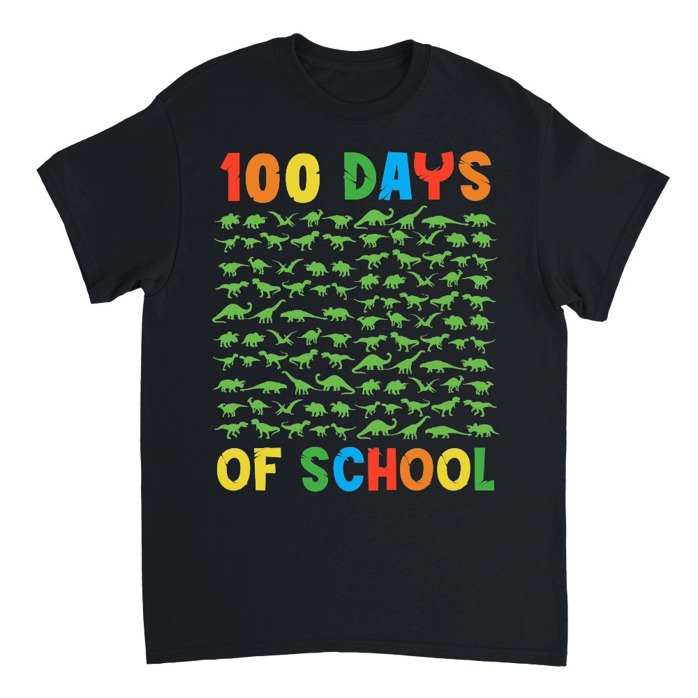 100 Days of School Dinosaur Silhouette