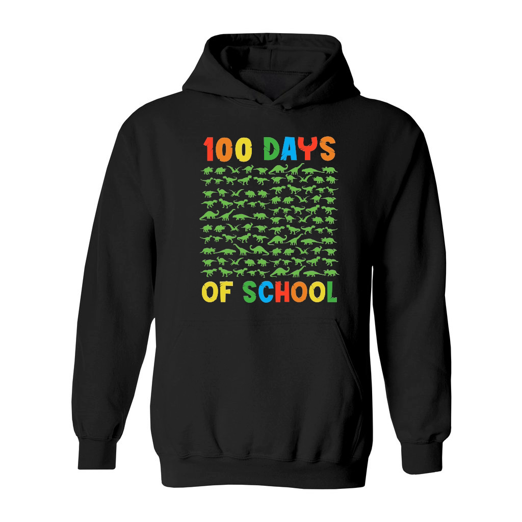 100 Days of School Dinosaur Silhouette