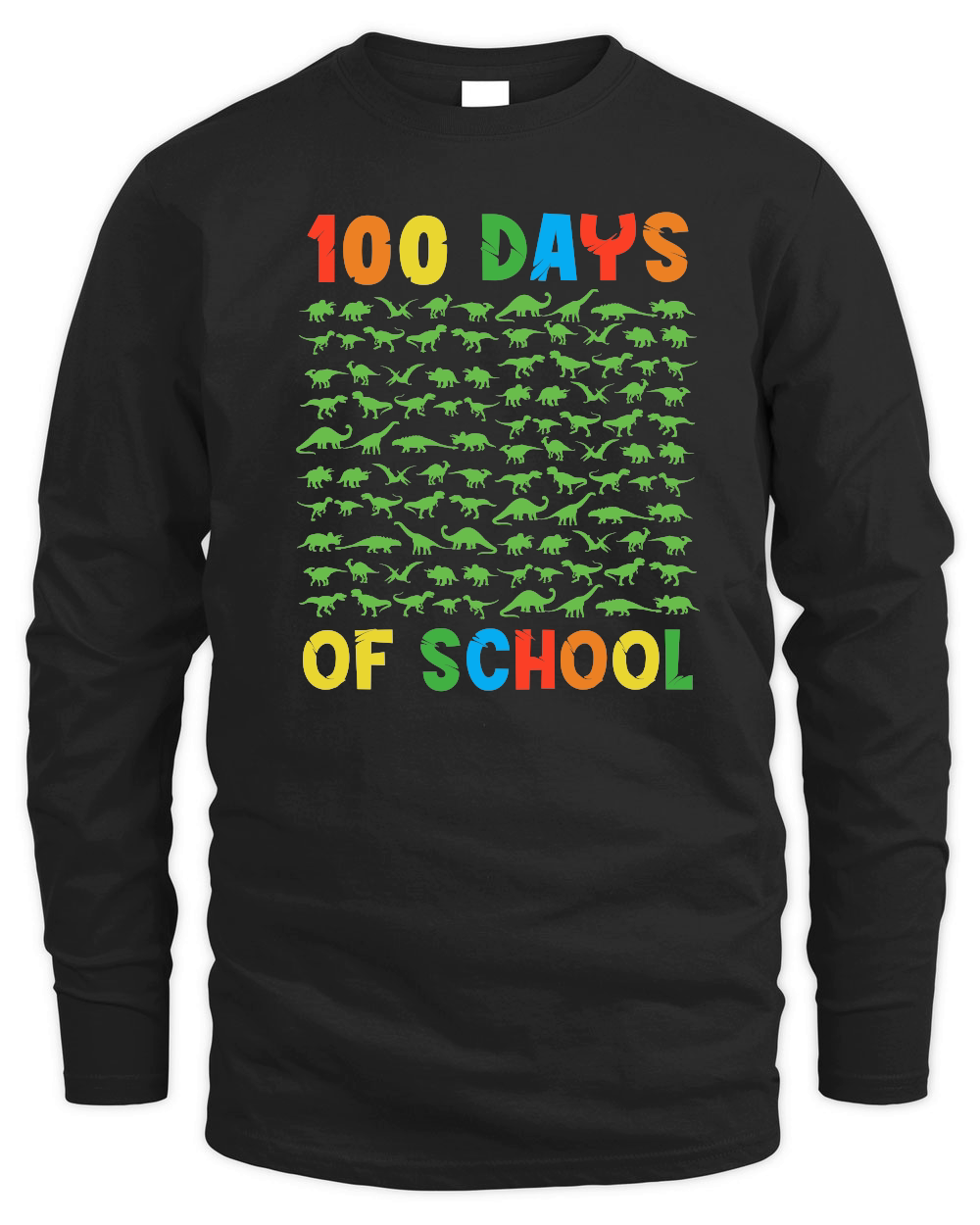 100 Days of School Dinosaur Silhouette