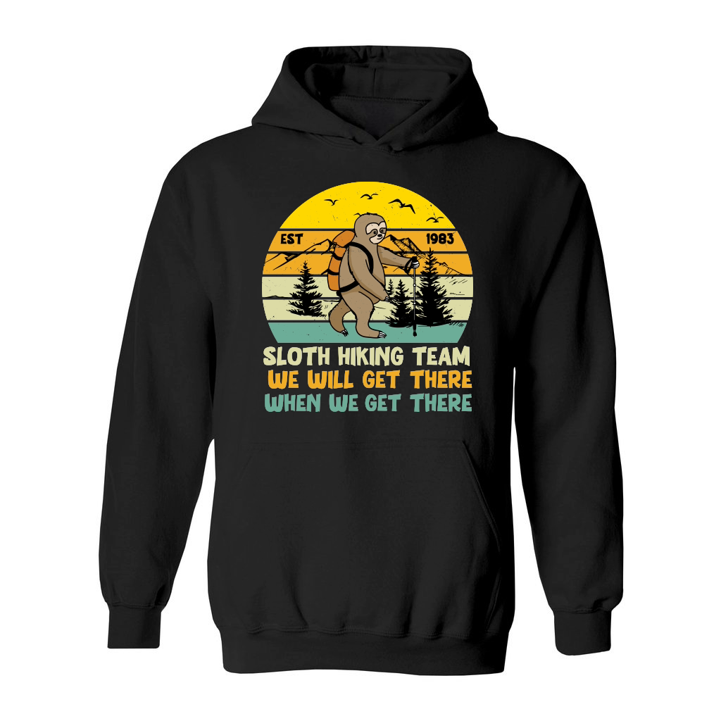 A220315 01 Sloth Svg, Sloth Hiking Team