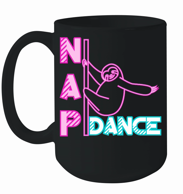 A220315 13 Nap Dance Neon Sign Sloth Pun Svg