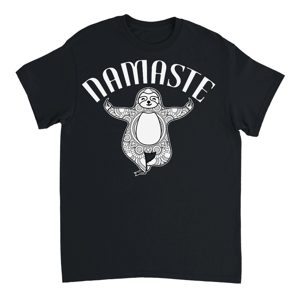 A220315 15 Namaste Sloth Yoga Easy Pose Svg