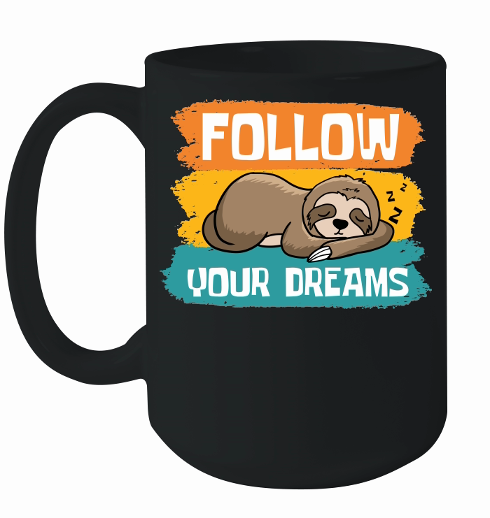 A220315 26 Dreaming Sloth Svg Follow Your Dreams