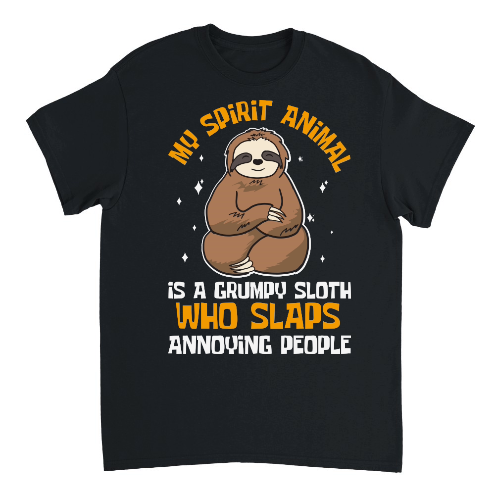 A220315 33 My Spirit Animal Is A Grumpy Sloth Svg