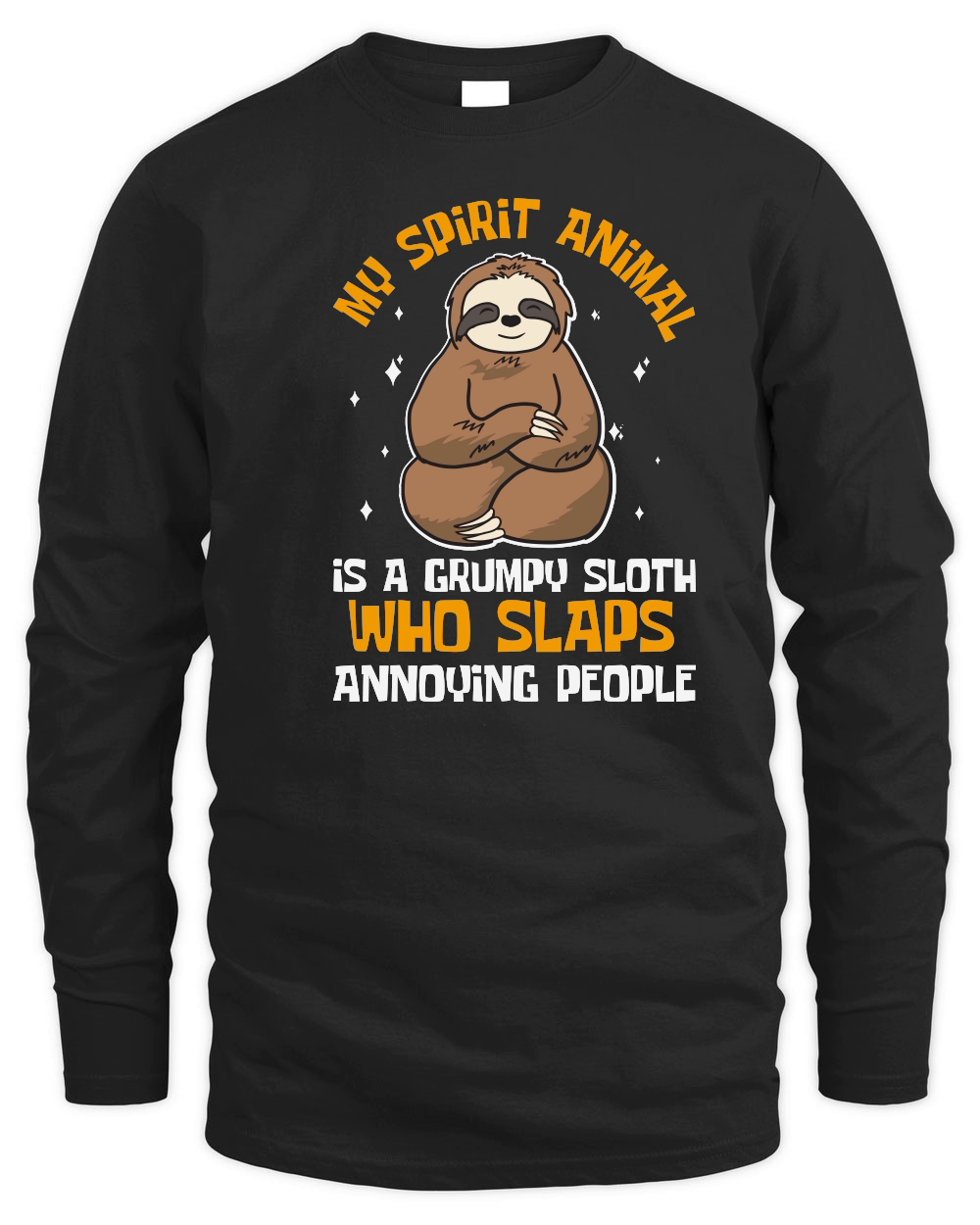 A220315 33 My Spirit Animal Is A Grumpy Sloth Svg