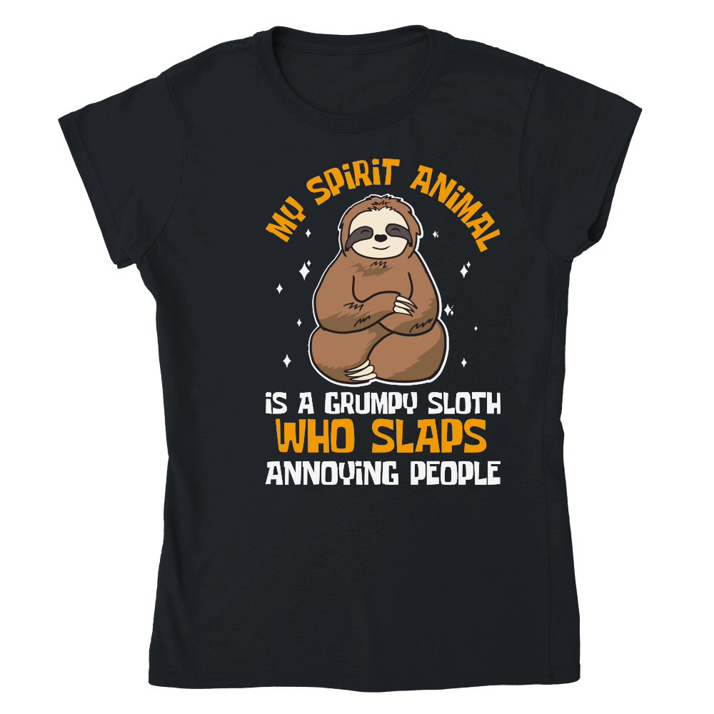 A220315 33 My Spirit Animal Is A Grumpy Sloth Svg