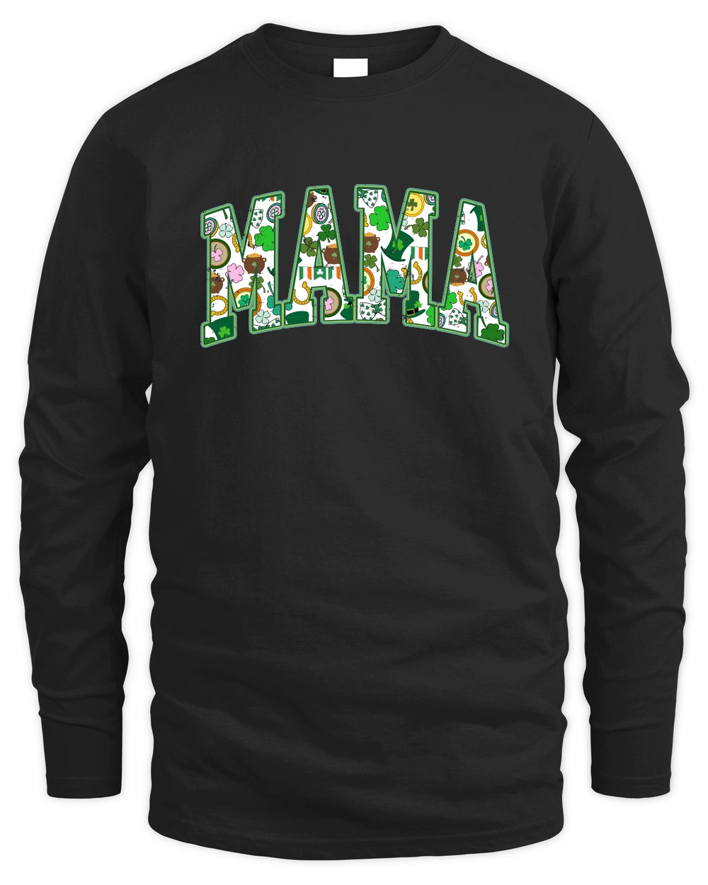 Mama St Patricks Day Retro Varsity 2