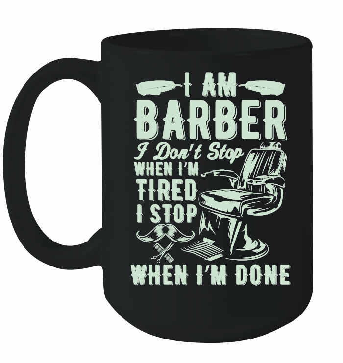 I Don't Stop when I Am Tired Barber