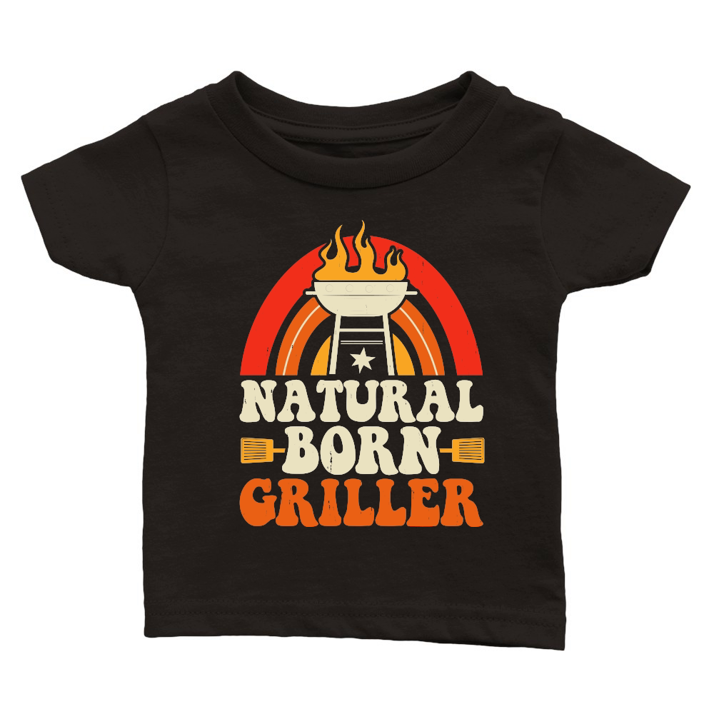 Barbecue Chef BBQ Smoking Natural Born Griller