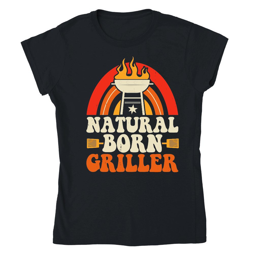 Barbecue Chef BBQ Smoking Natural Born Griller