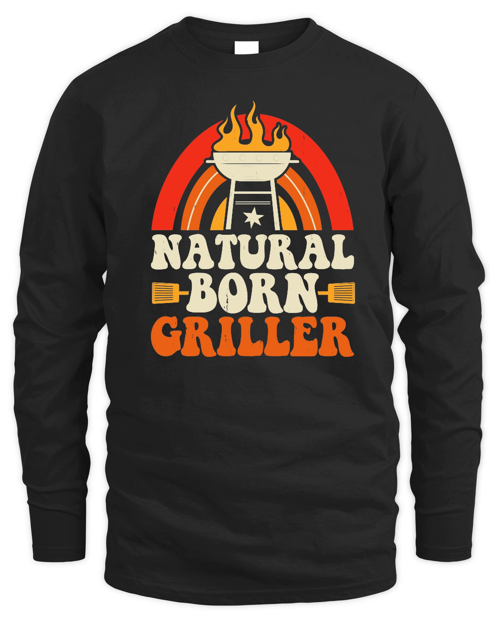 Barbecue Chef BBQ Smoking Natural Born Griller