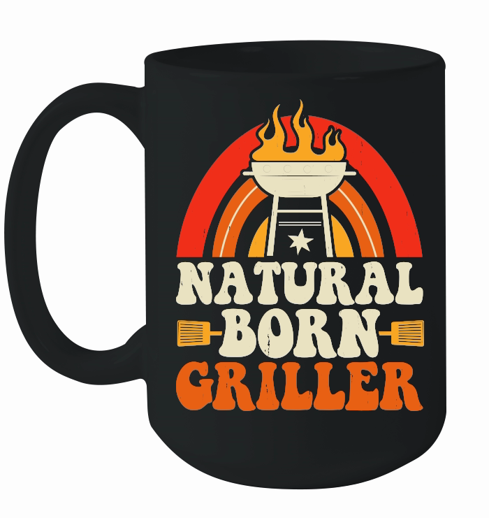 Barbecue Chef BBQ Smoking Natural Born Griller