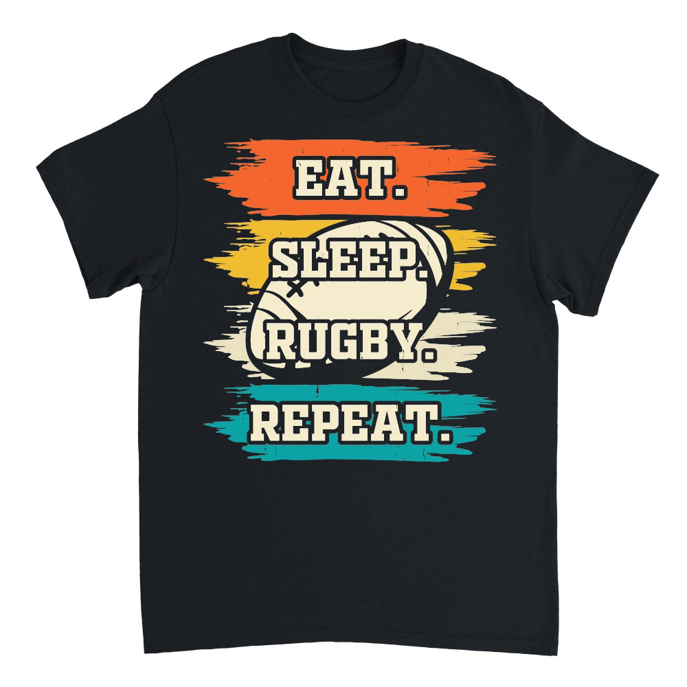 eat sleep rugby repeat