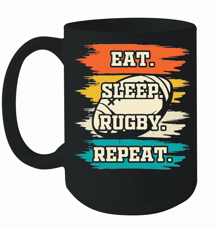eat sleep rugby repeat
